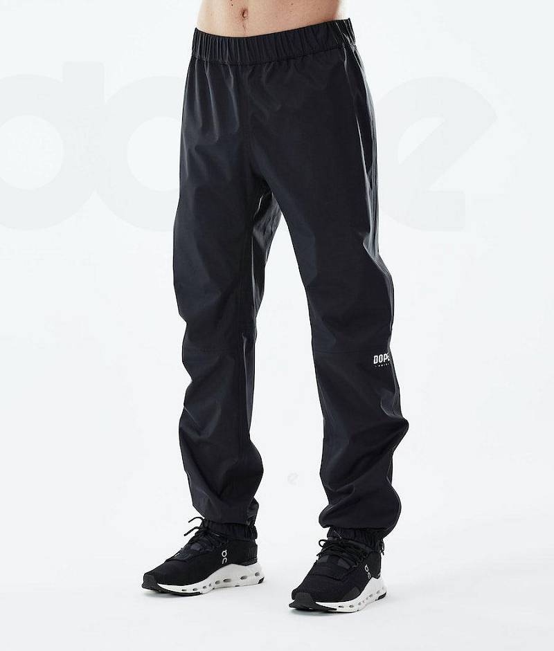 Black Men's Dope Downpour Outdoor Pants | India_D1659