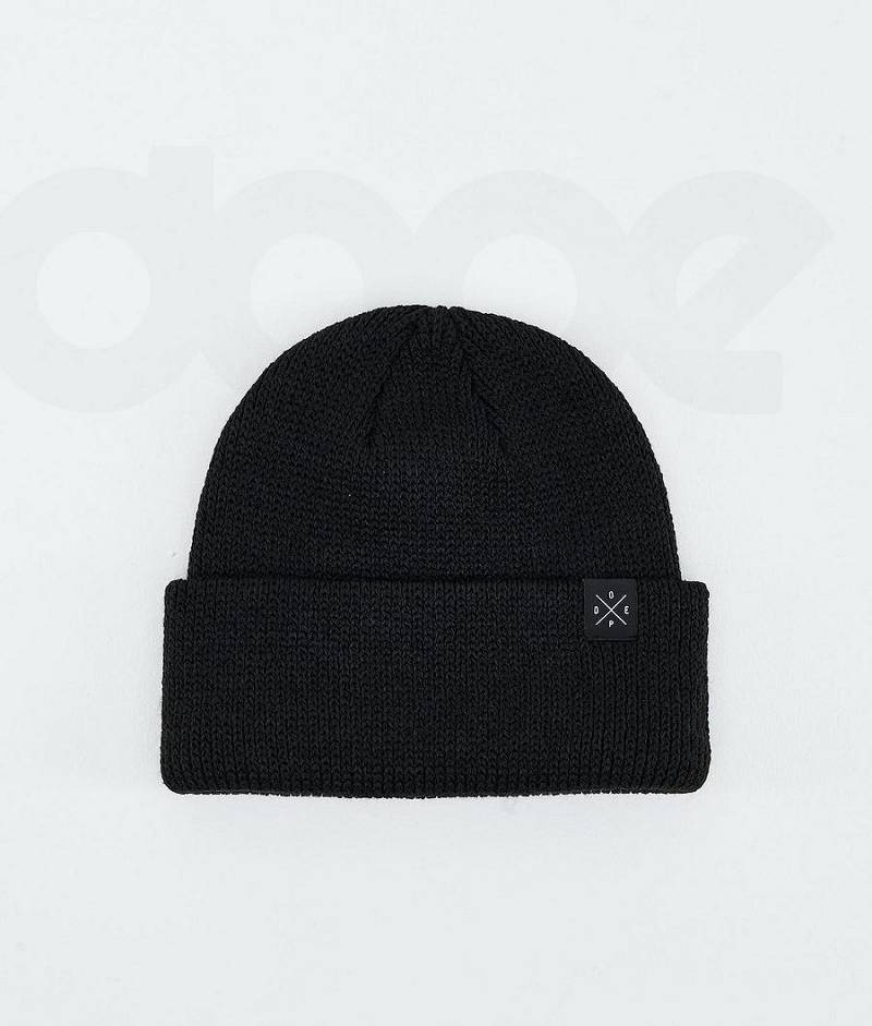 Black Men\'s Dope Drifter II Beanies | India_D1051