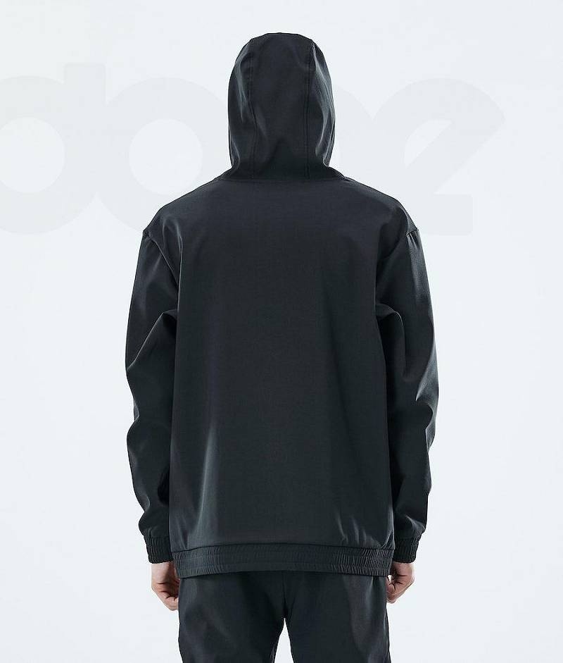 Black Men's Dope Flight Hoodies | India_D1501