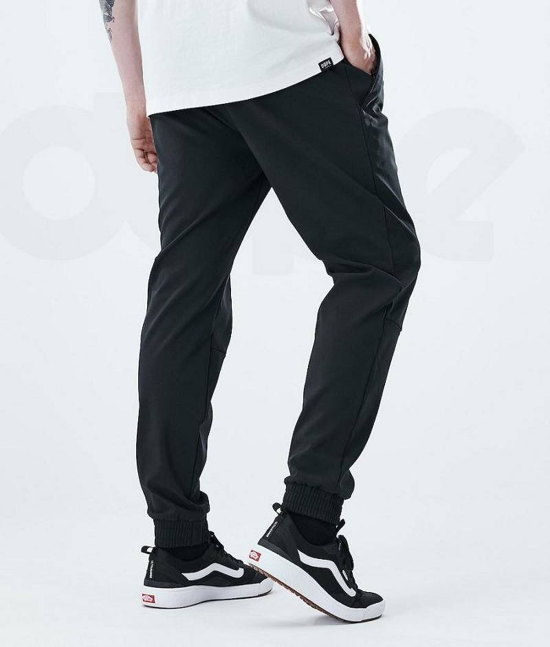 Black Men's Dope Flight Outdoor Pants | India_D1581