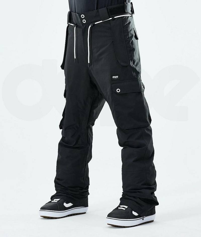 Black Men\'s Dope Iconic 2021 Snowboard Pants | India_D2424