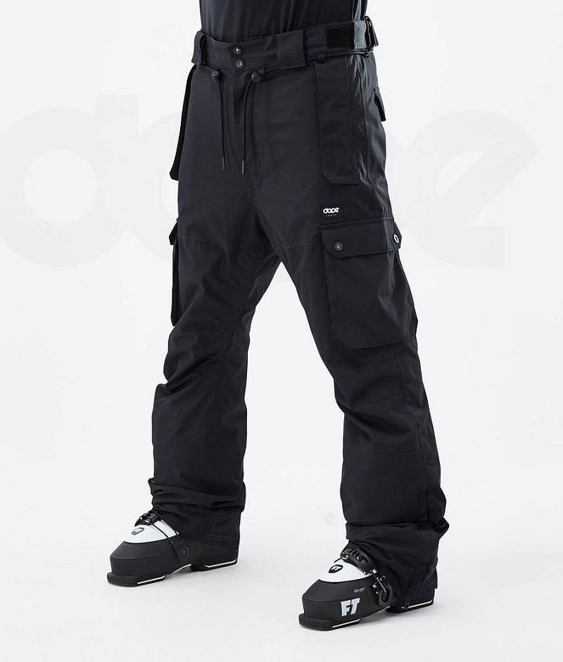 Black Men\'s Dope Iconic Ski Pants | India_D1061