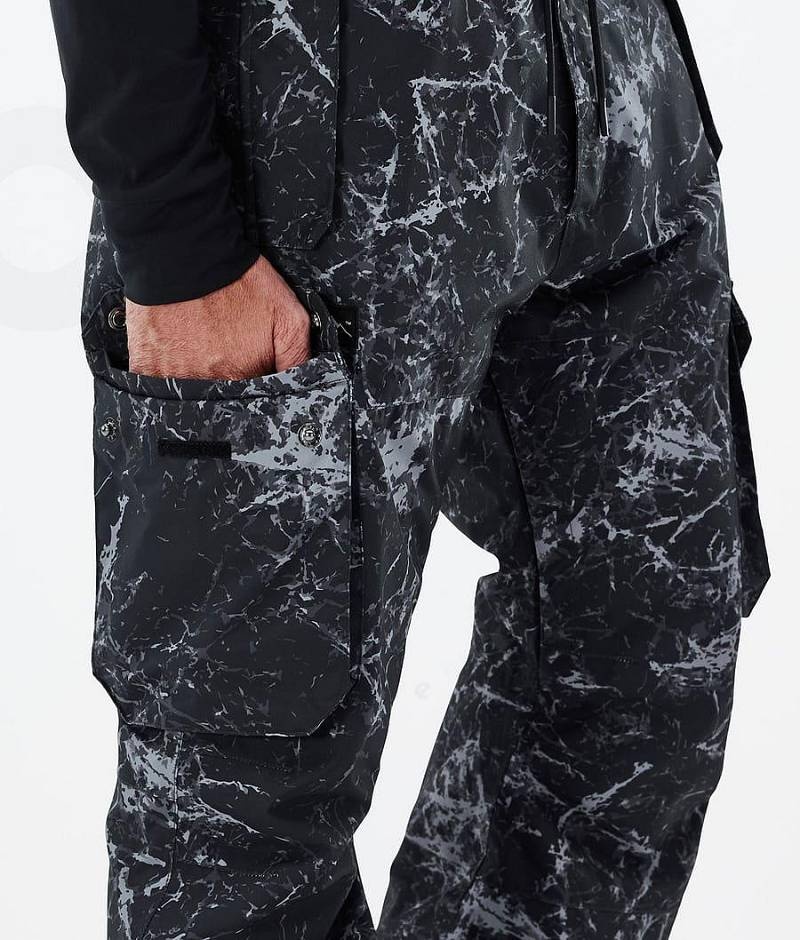 Black Men's Dope Iconic Snowboard Pants | India_D1068