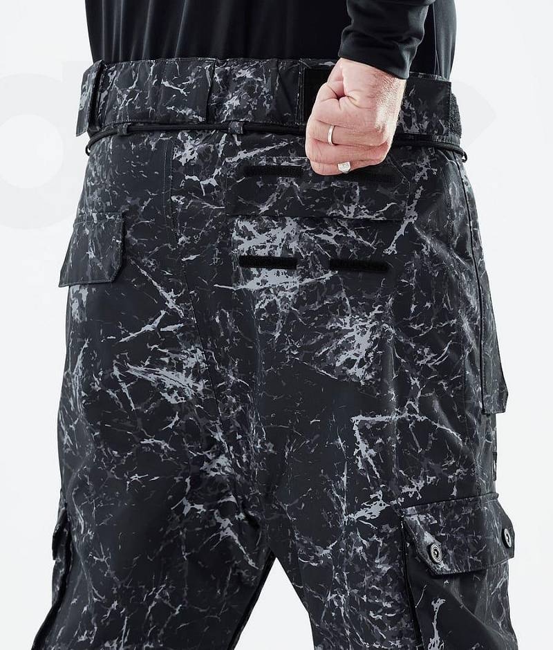 Black Men's Dope Iconic Snowboard Pants | India_D1068