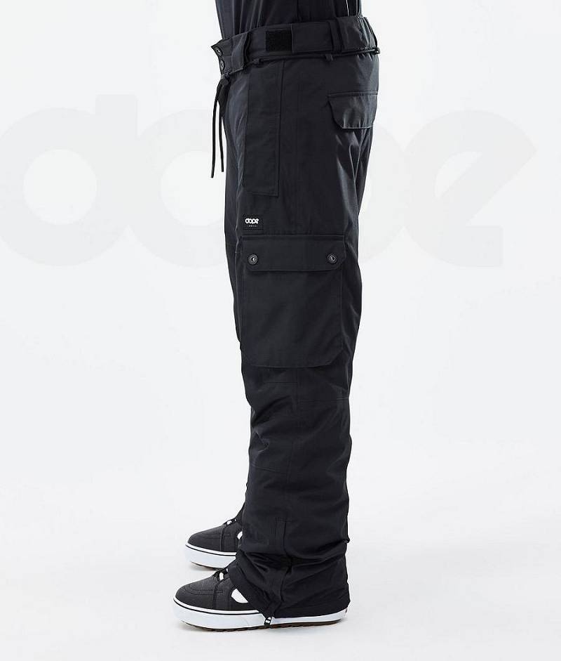 Black Men's Dope Iconic Snowboard Pants | India_D1959