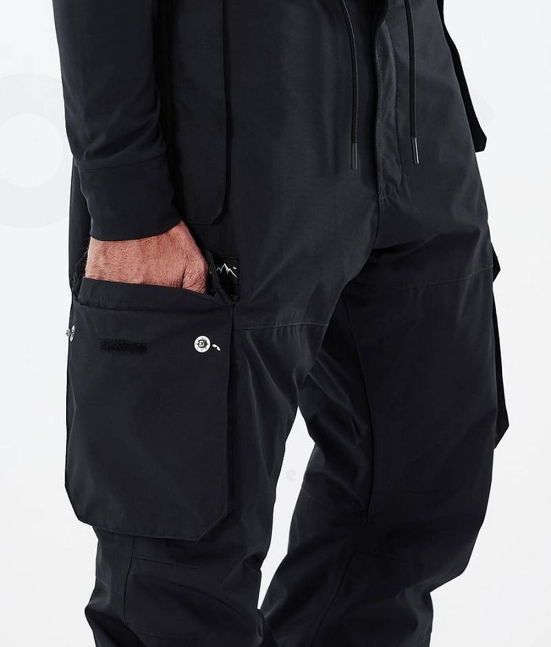 Black Men's Dope Iconic Snowboard Pants | India_D1959