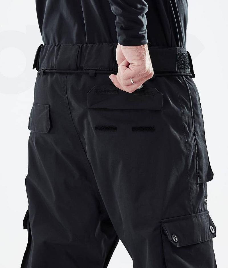 Black Men's Dope Iconic Snowboard Pants | India_D1959