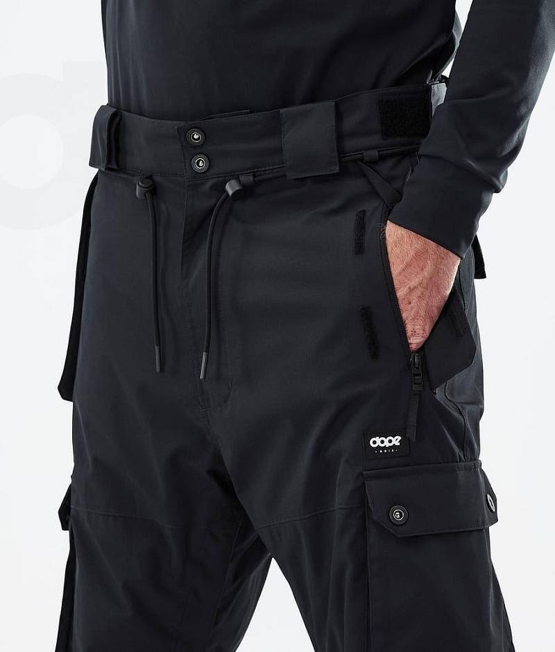 Black Men's Dope Iconic Snowboard Pants | India_D1959