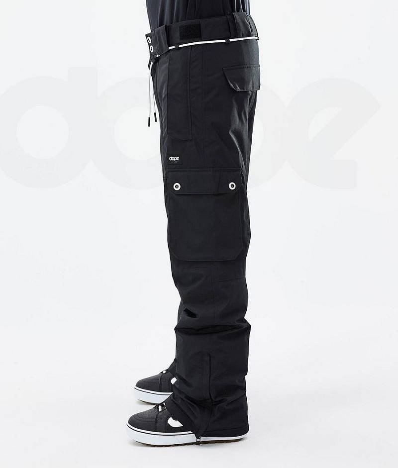 Black Men's Dope Iconic Snowboard Pants | India_D1542