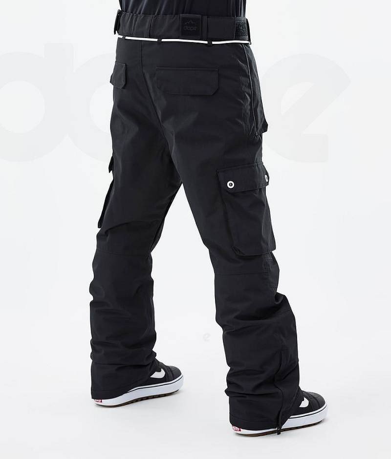 Black Men's Dope Iconic Snowboard Pants | India_D1542