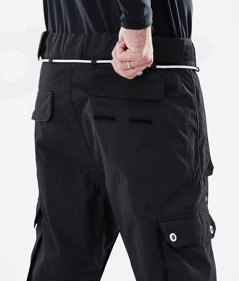 Black Men's Dope Iconic Snowboard Pants | India_D1542