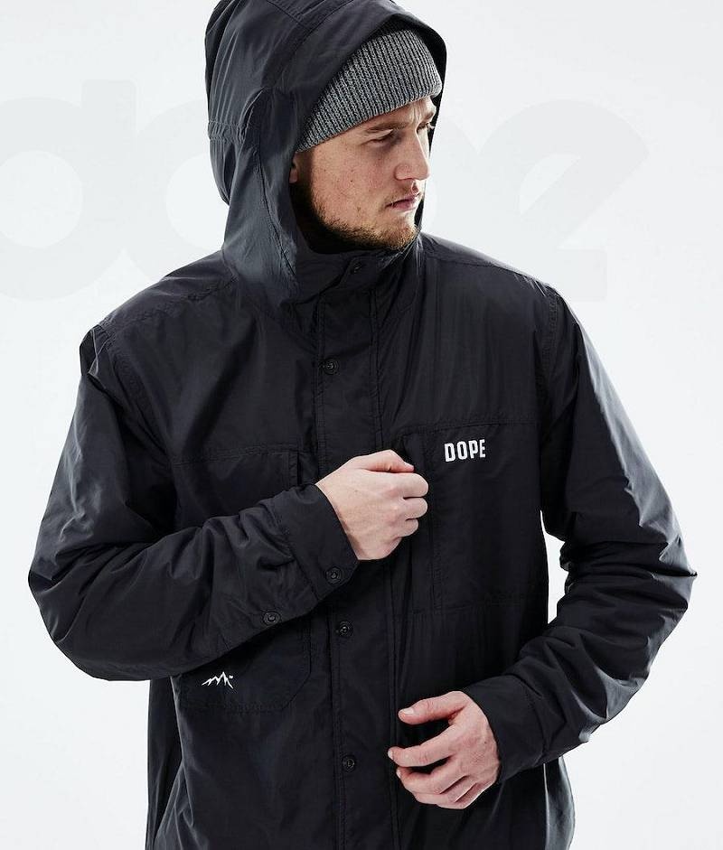 Black Men's Dope Insulated Outdoor Jackets | India_D1866