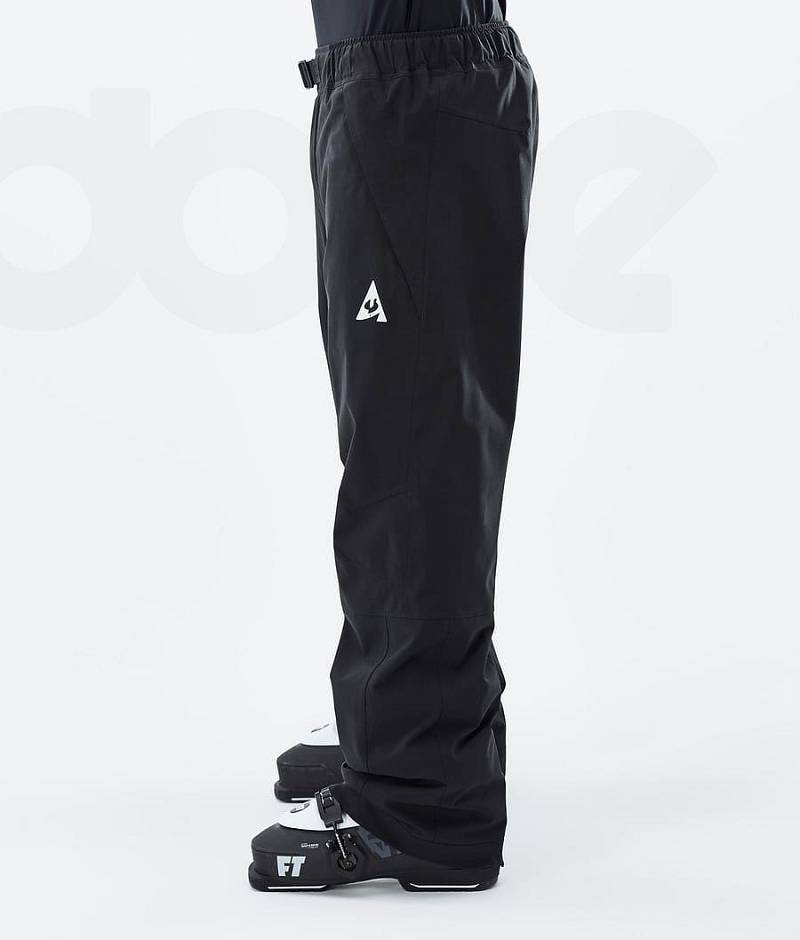 Black Men's Dope JT Blizzard Ski Pants | India_D1351