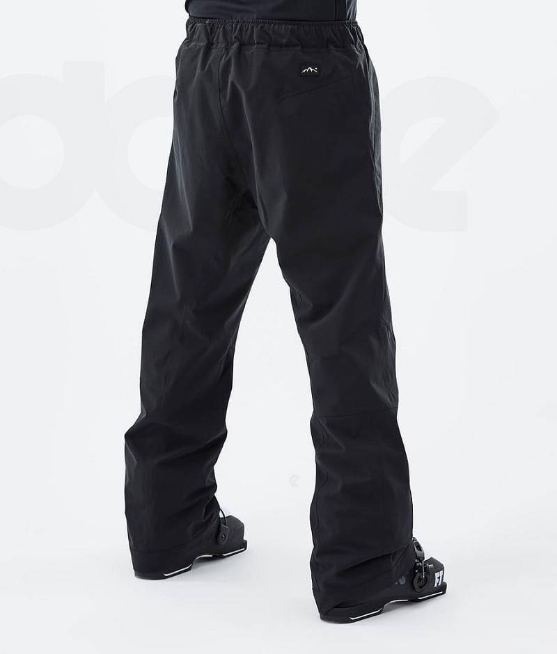 Black Men's Dope JT Blizzard Ski Pants | India_D1351