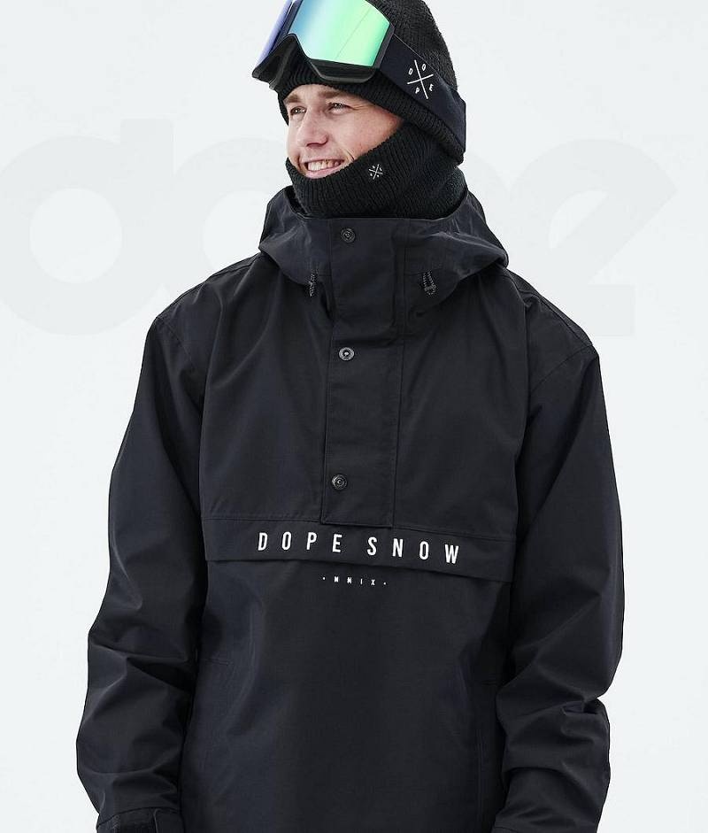 Black Men's Dope Legacy 2021 Snowboard Jackets | India_D2534