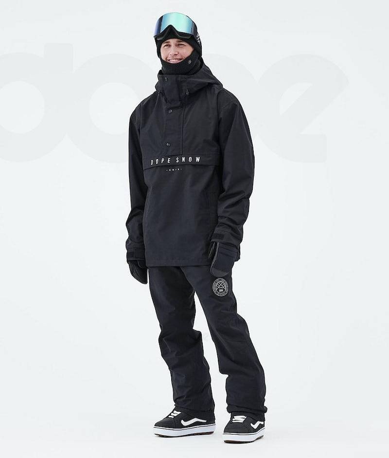 Black Men's Dope Legacy 2021 Snowboard Jackets | India_D2534