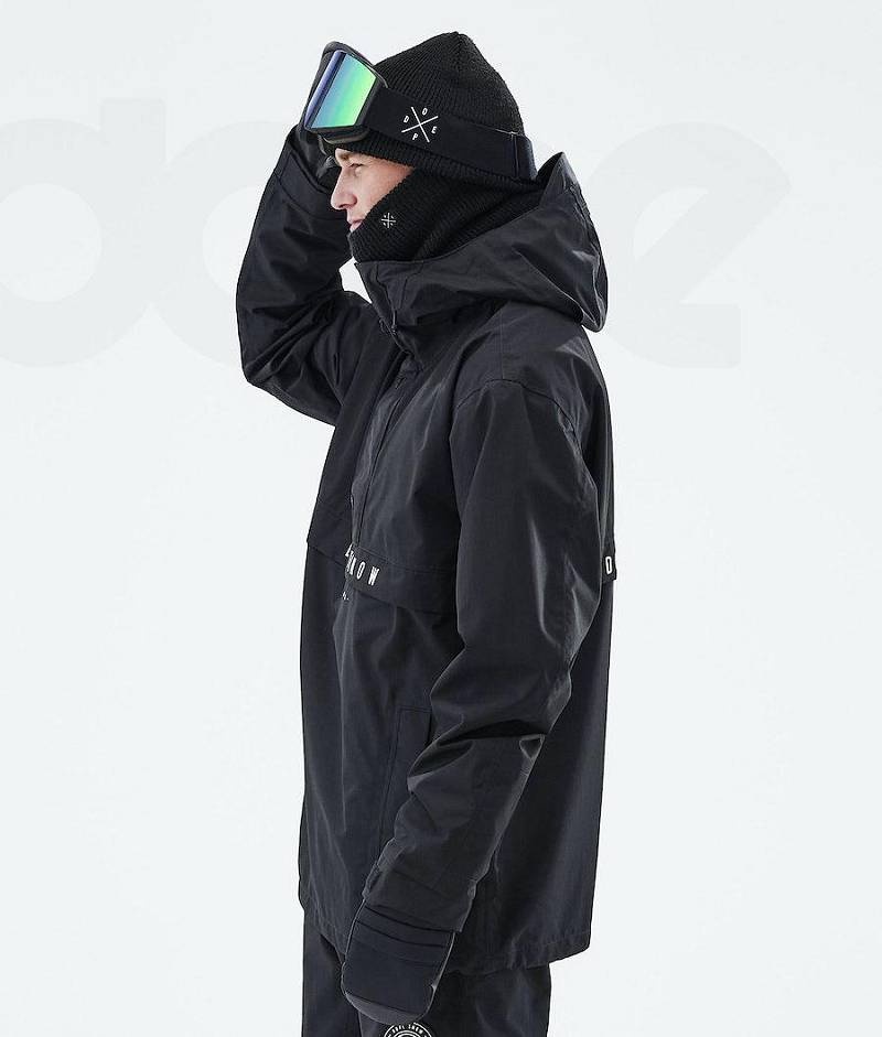 Black Men's Dope Legacy 2021 Snowboard Jackets | India_D2534