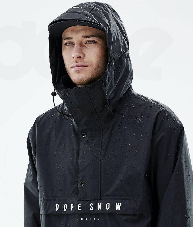 Black Men's Dope Legacy Light Outdoor Jackets | India_D1346