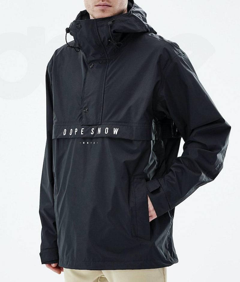 Black Men's Dope Legacy Light Outdoor Jackets | India_D1346