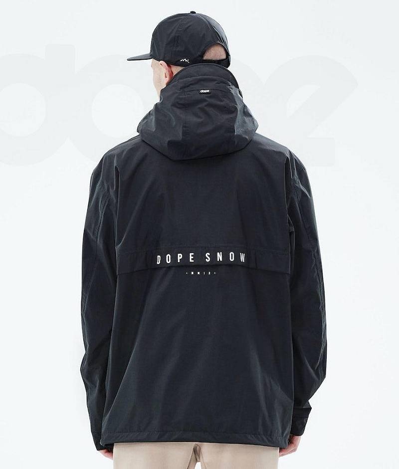 Black Men's Dope Legacy Light Outdoor Jackets | India_D1346