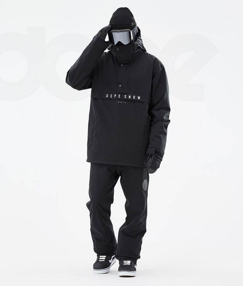 Black Men's Dope Legacy Snowboard Jackets | India_D1311