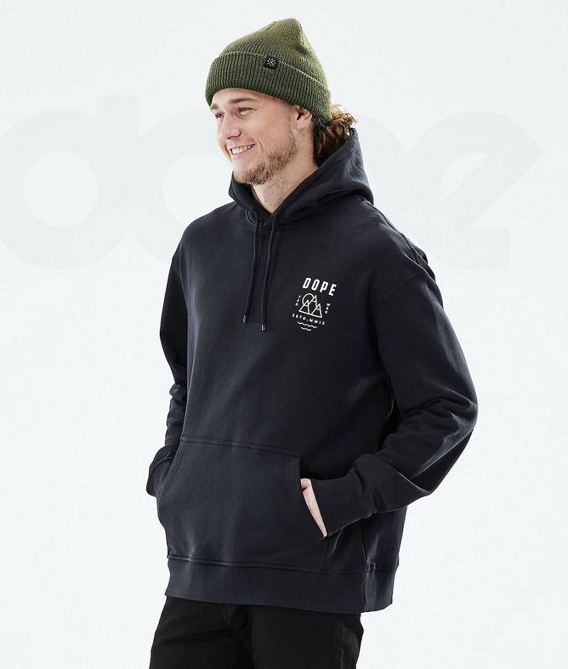 Black Men's Dope Ozed Hoodies | India_D1385