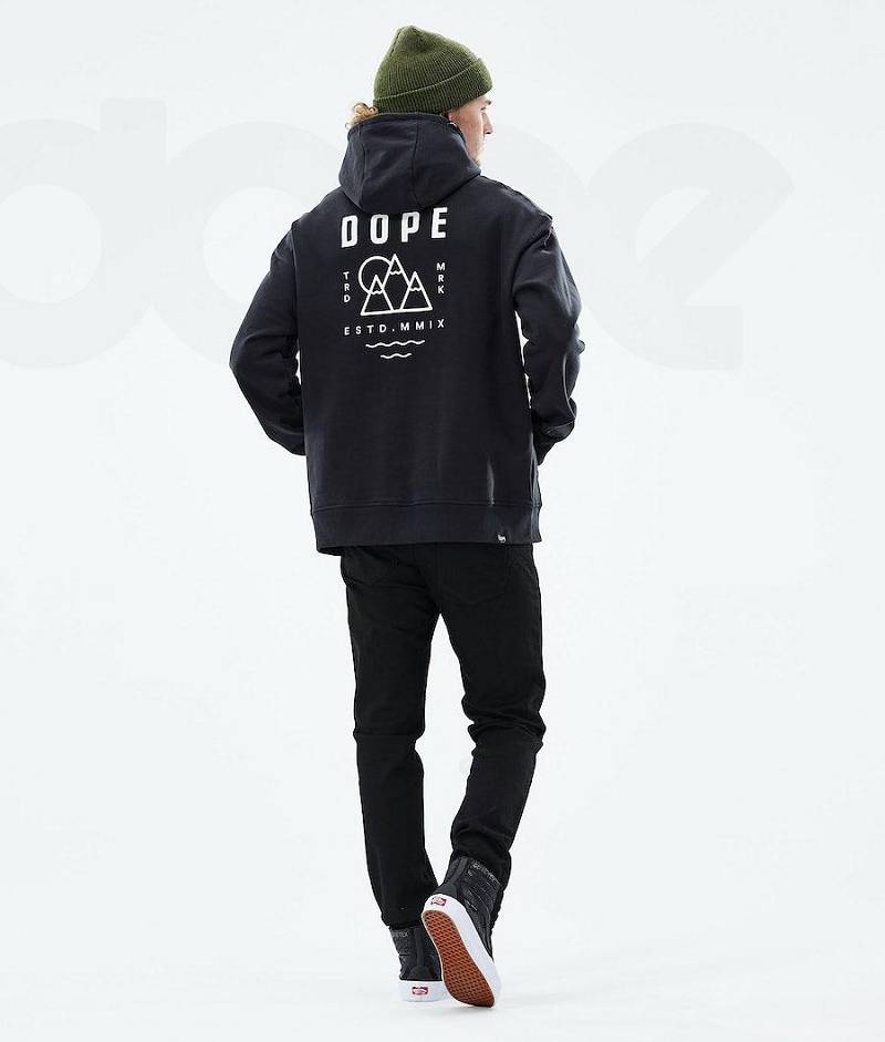 Black Men's Dope Ozed Hoodies | India_D1385