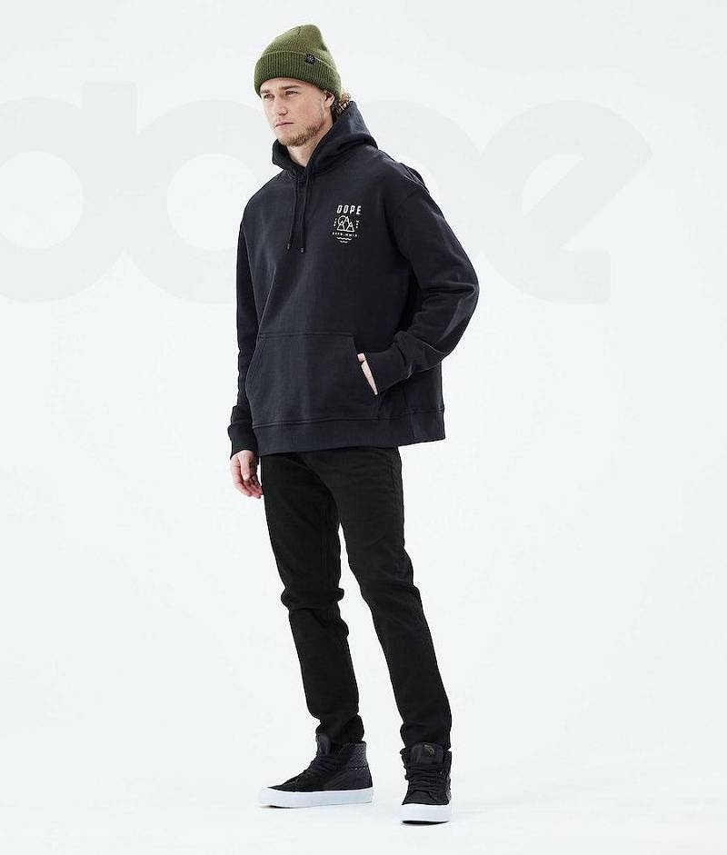 Black Men's Dope Ozed Hoodies | India_D1385