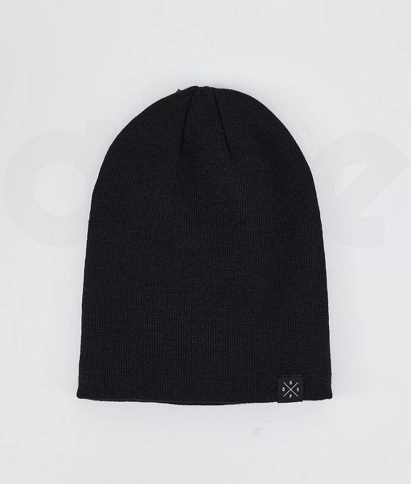 Black Men's Dope Solitude Beanies | India_D1871