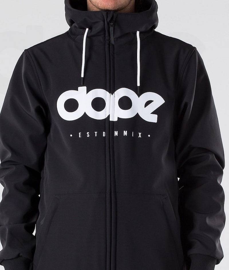 Black Men's Dope Standard DO Snowboard Jackets | India_D2321