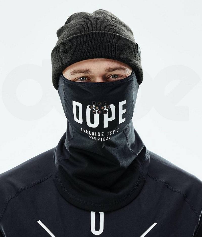 Black Men's Dope Stanton II Facemasks | India_D1386