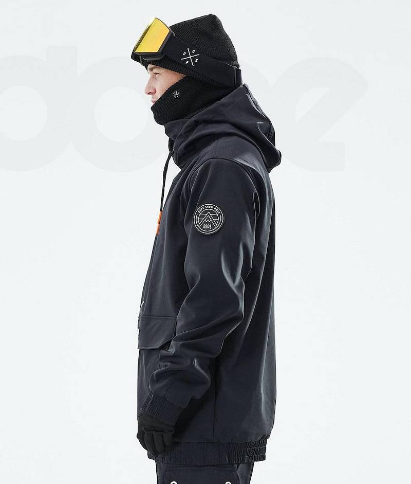 Black Men's Dope Wylie Ski Jackets | India_D1092