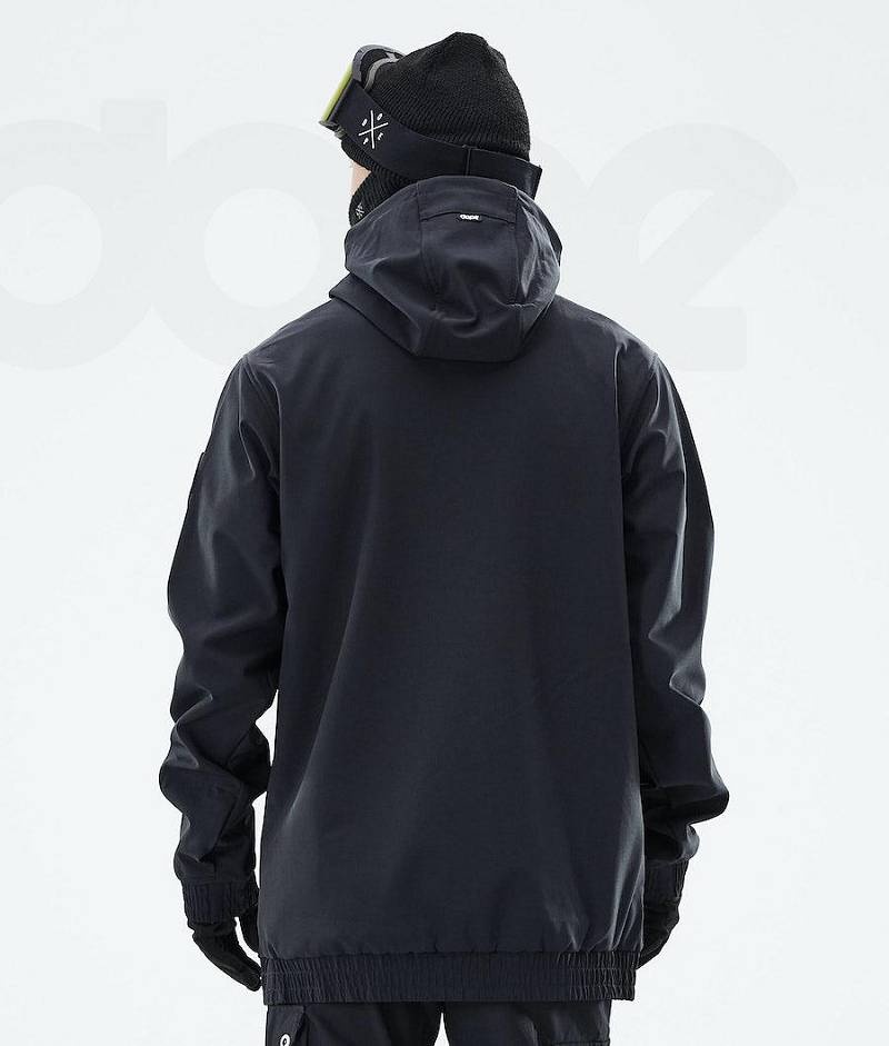 Black Men's Dope Wylie Ski Jackets | India_D1092