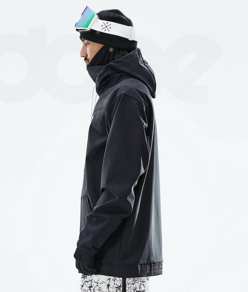 Black Men's Dope Yeti 2021 Snowboard Jackets | India_D1197