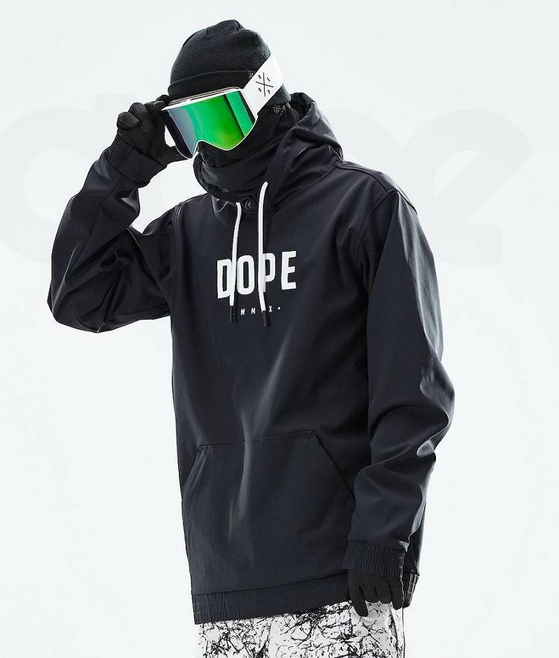 Black Men\'s Dope Yeti 2021 Snowboard Jackets | India_D1197