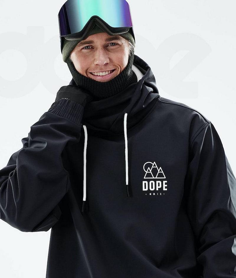 Black Men's Dope Yeti 2021 Snowboard Jackets | India_D1504