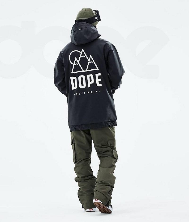 Black Men's Dope Yeti 2021 Snowboard Jackets | India_D1504