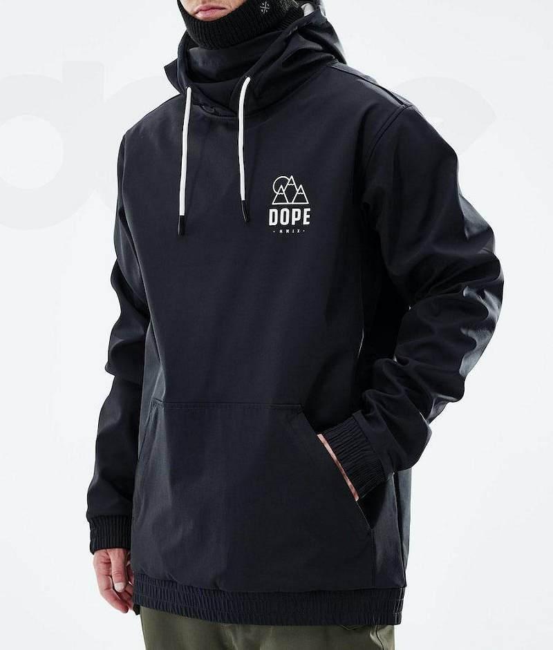 Black Men's Dope Yeti 2021 Snowboard Jackets | India_D1504