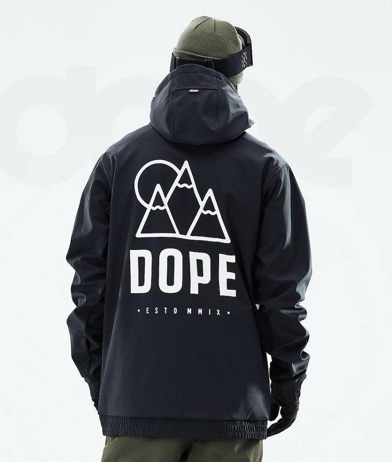 Black Men\'s Dope Yeti 2021 Snowboard Jackets | India_D1504