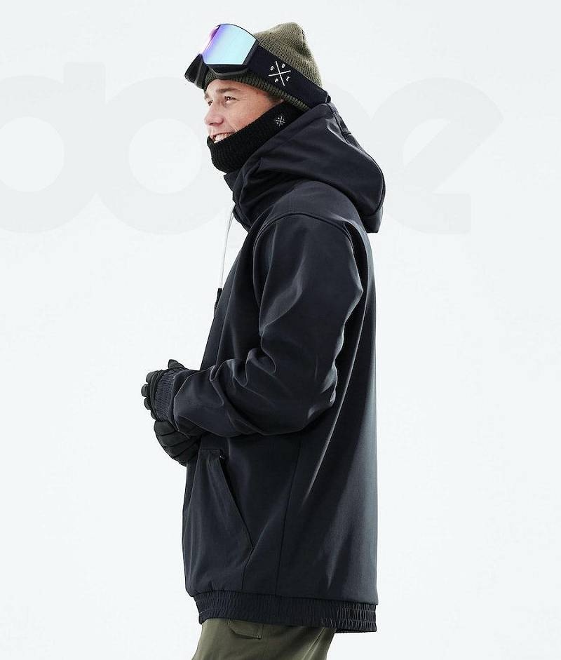 Black Men's Dope Yeti 2021 Snowboard Jackets | India_D1623