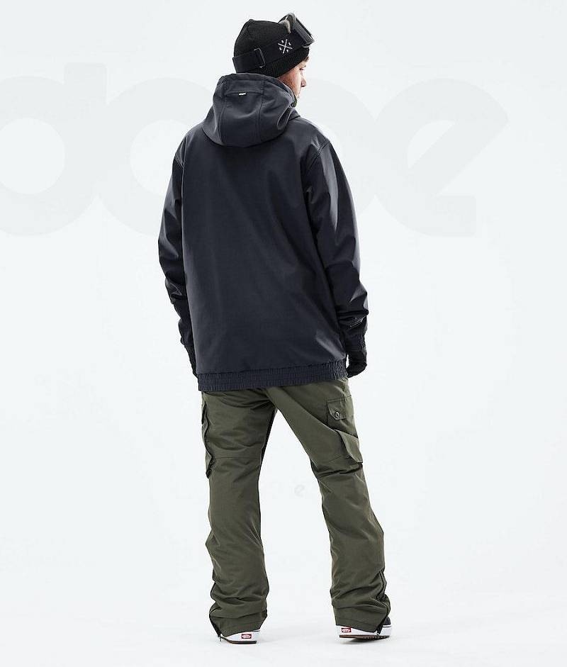 Black Men's Dope Yeti 2021 Snowboard Jackets | India_D2091