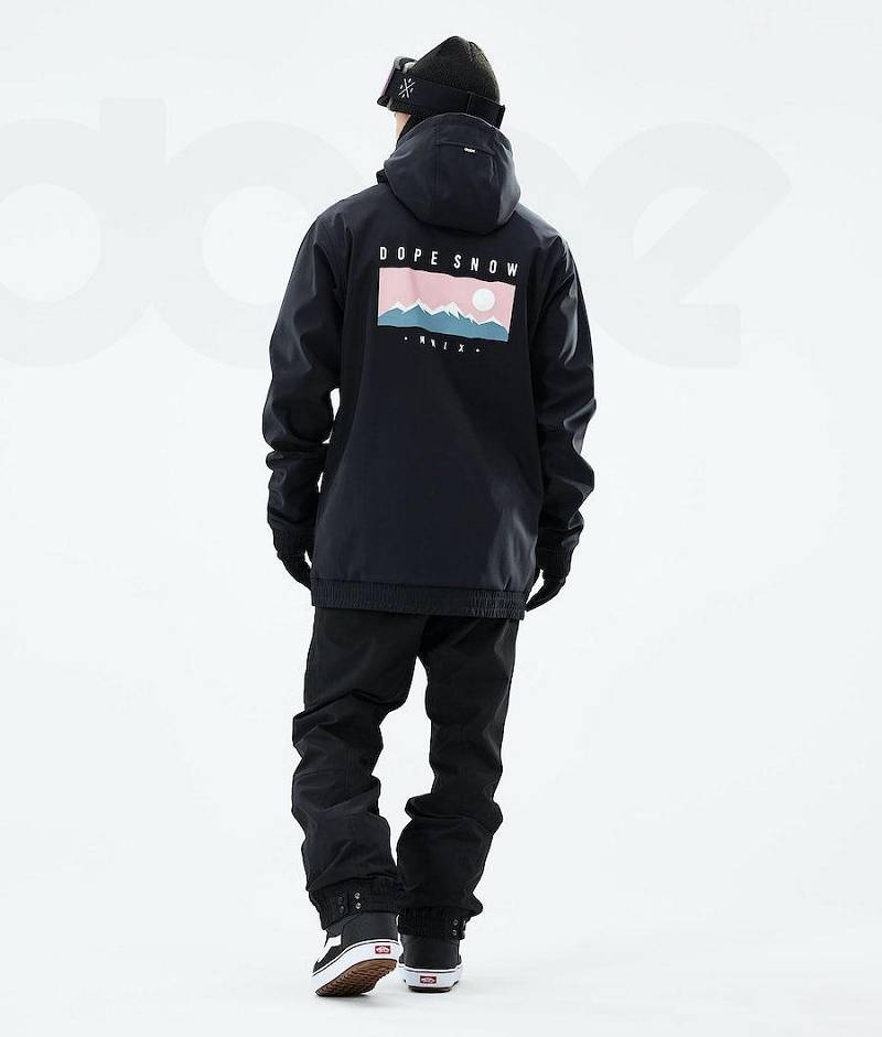 Black Men's Dope Yeti 2021 Snowboard Jackets | India_D1121