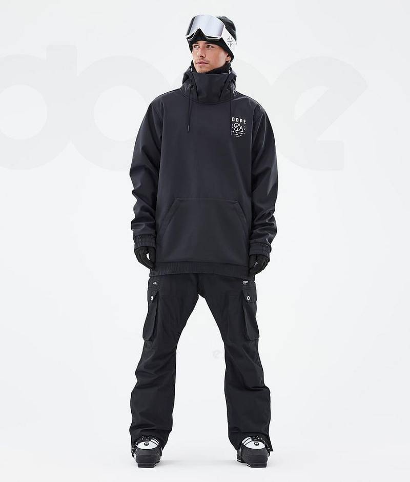 Black Men's Dope Yeti Ski Jackets | India_D1241