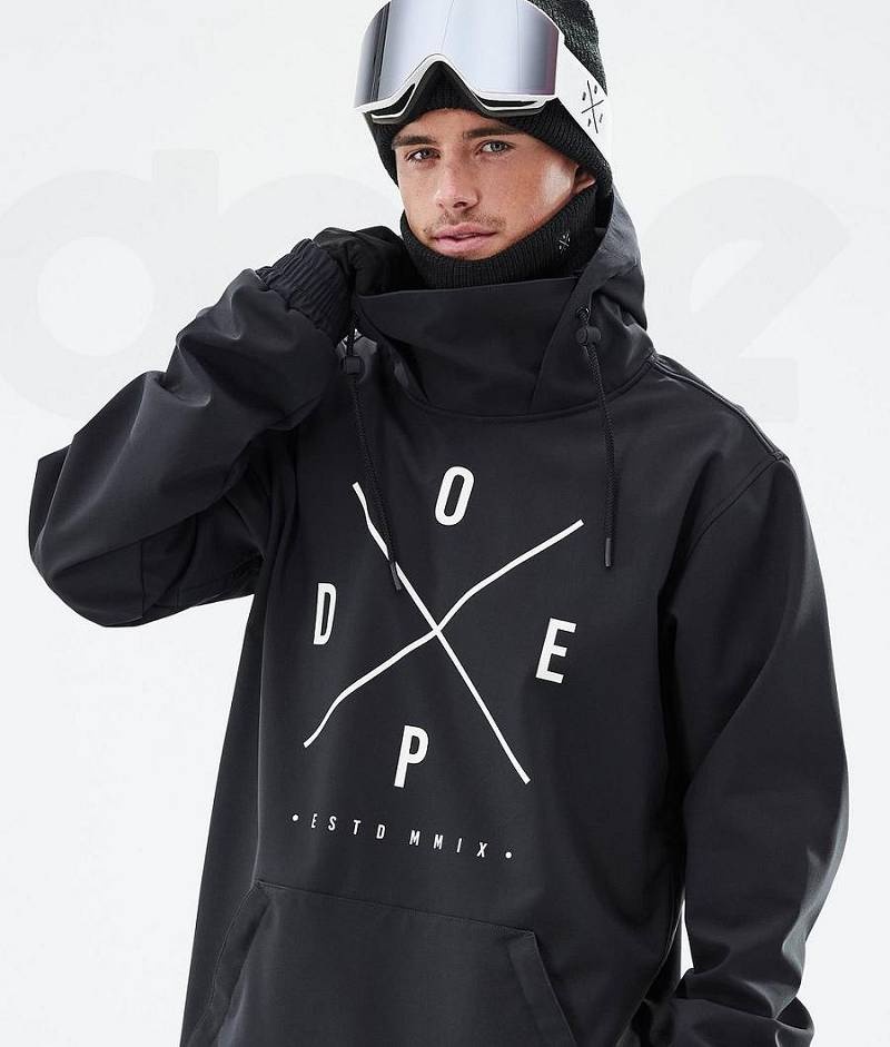 Black Men's Dope Yeti Ski Jackets | India_D1543