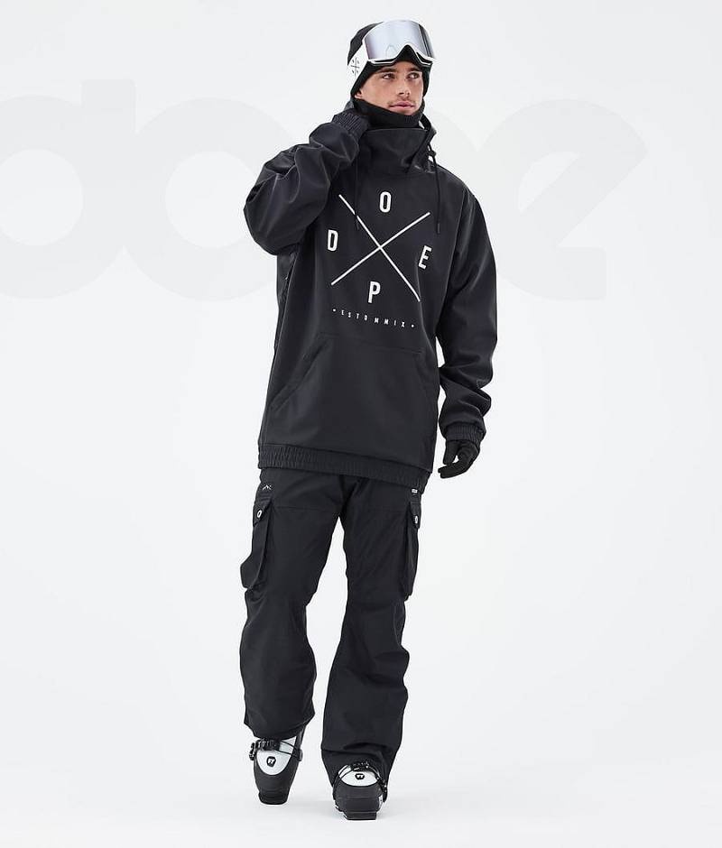 Black Men's Dope Yeti Ski Jackets | India_D1543