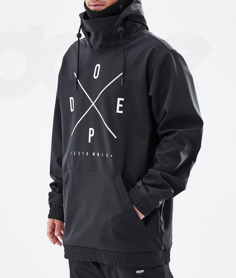 Black Men's Dope Yeti Ski Jackets | India_D1543