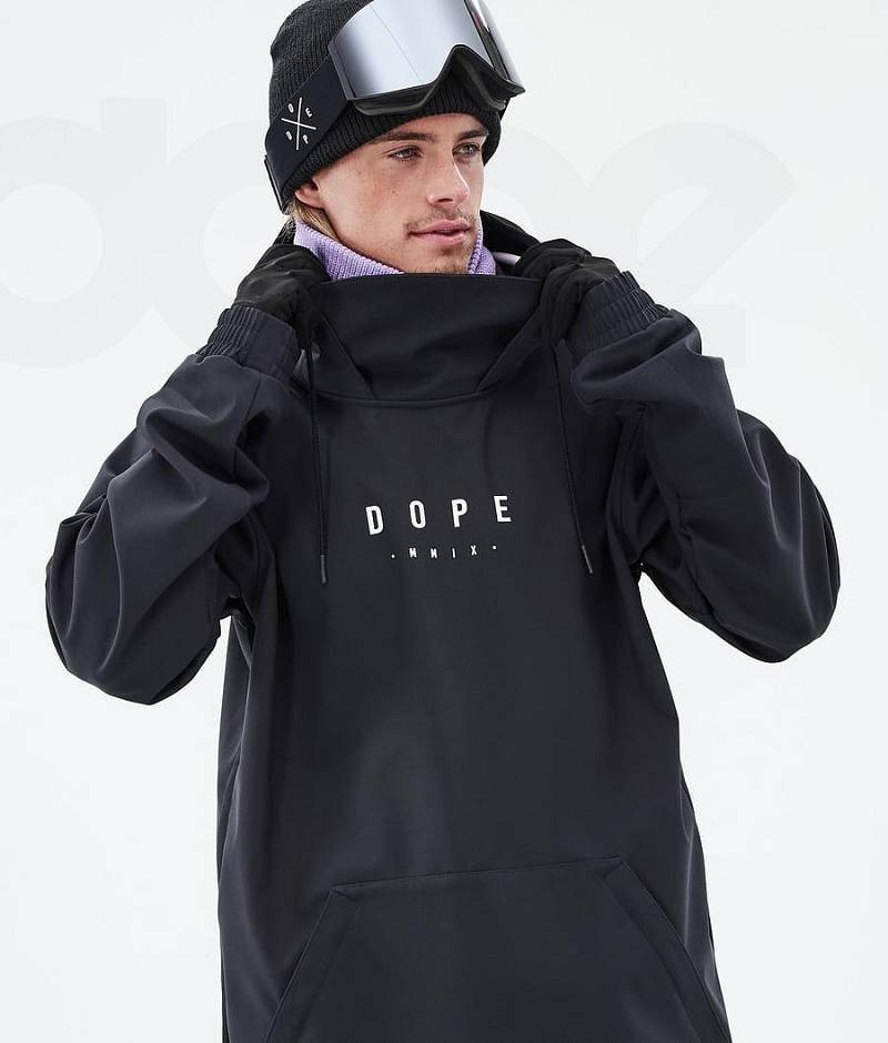 Black Men's Dope Yeti Ski Jackets | India_D1766