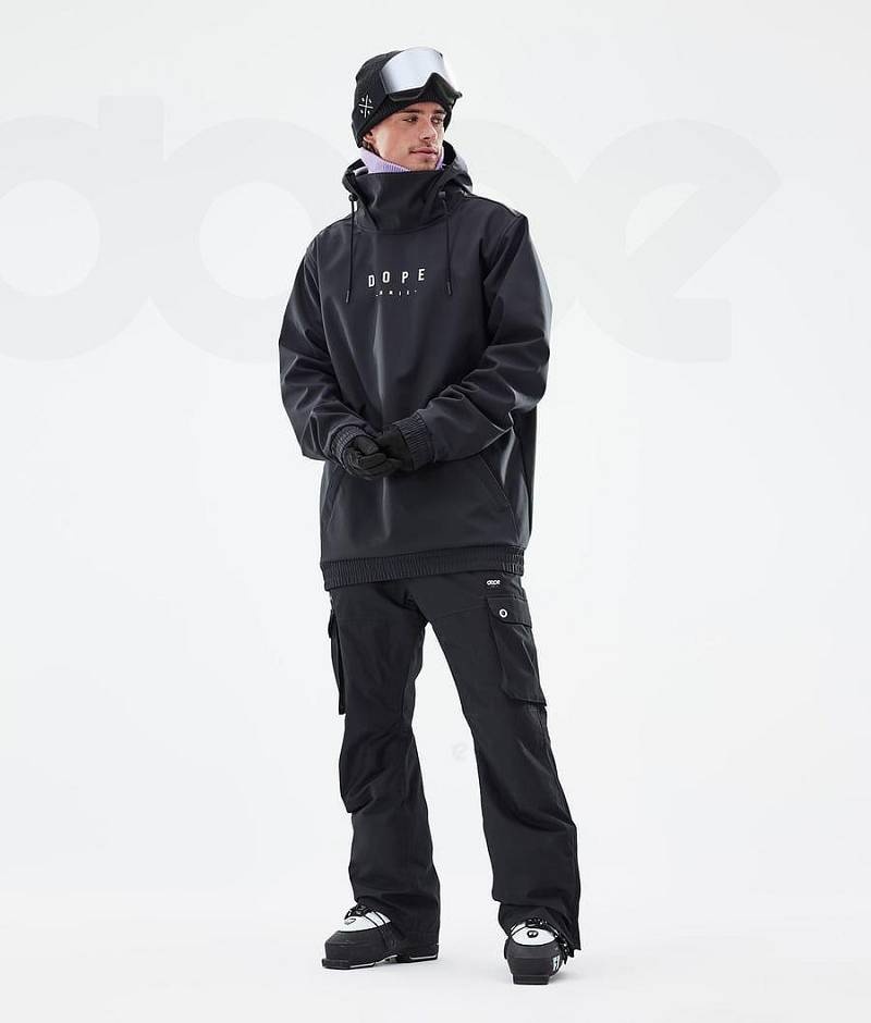 Black Men's Dope Yeti Ski Jackets | India_D1766