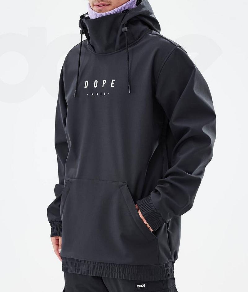 Black Men's Dope Yeti Ski Jackets | India_D1766