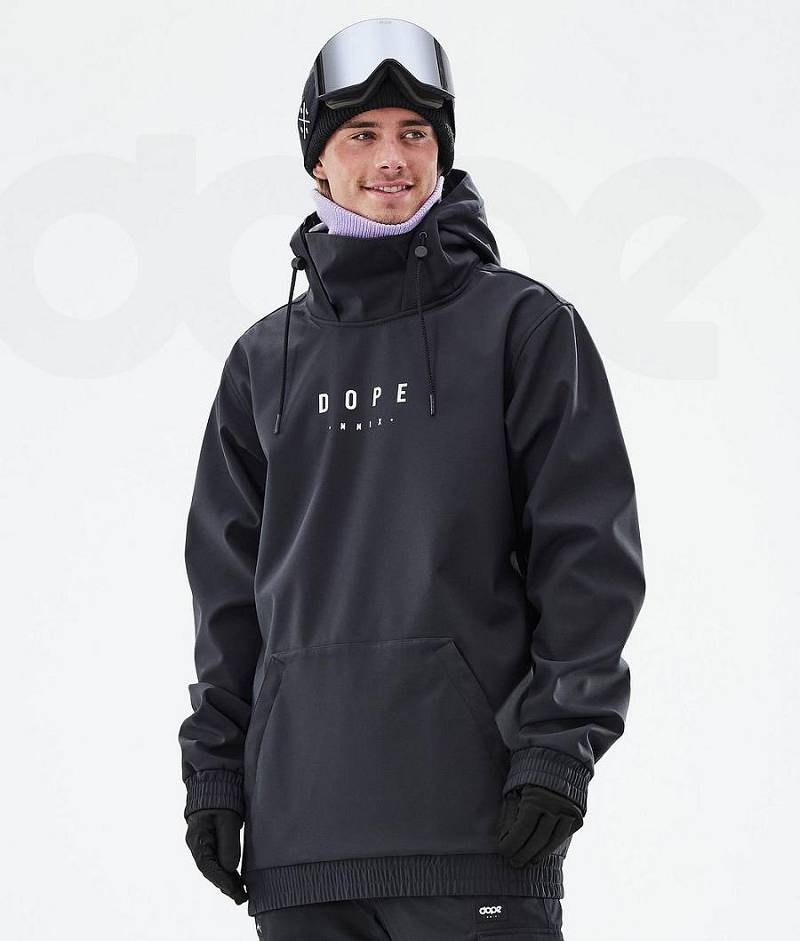 Black Men's Dope Yeti Snowboard Jackets | India_D1709